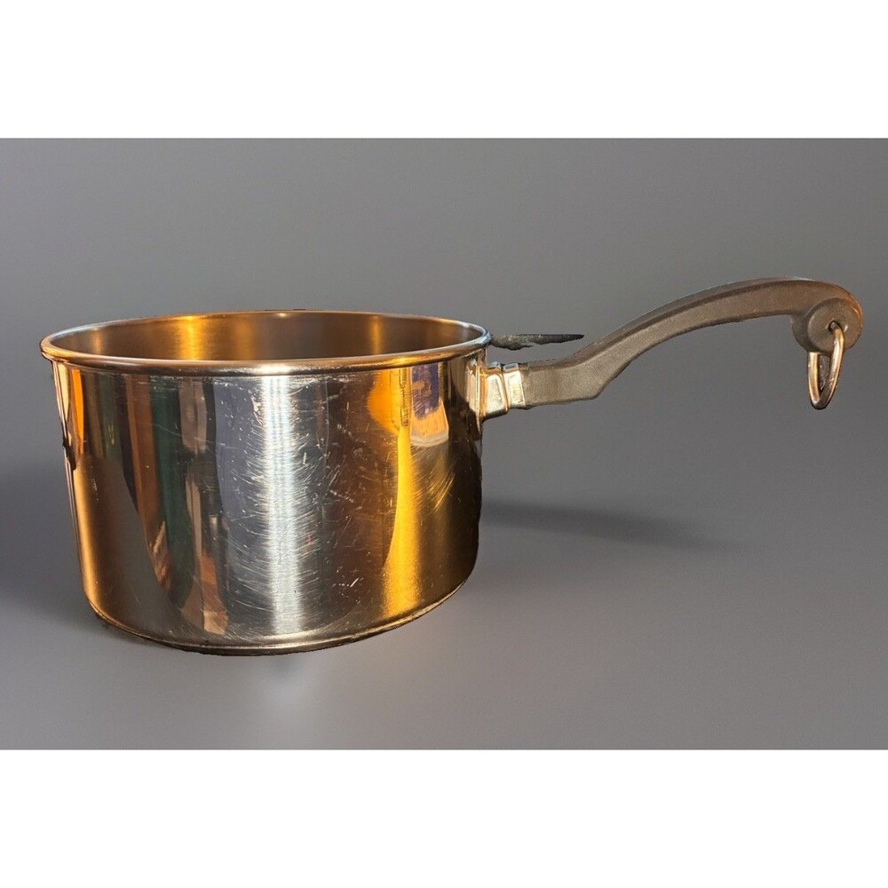 Vintage Farberware 2 QT.  Saucepan Aluminum Clad Stainless Steel No Lid